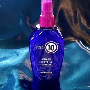 “it’s a 10” miracle leave-in product Brand New never-opened. Great hair product.